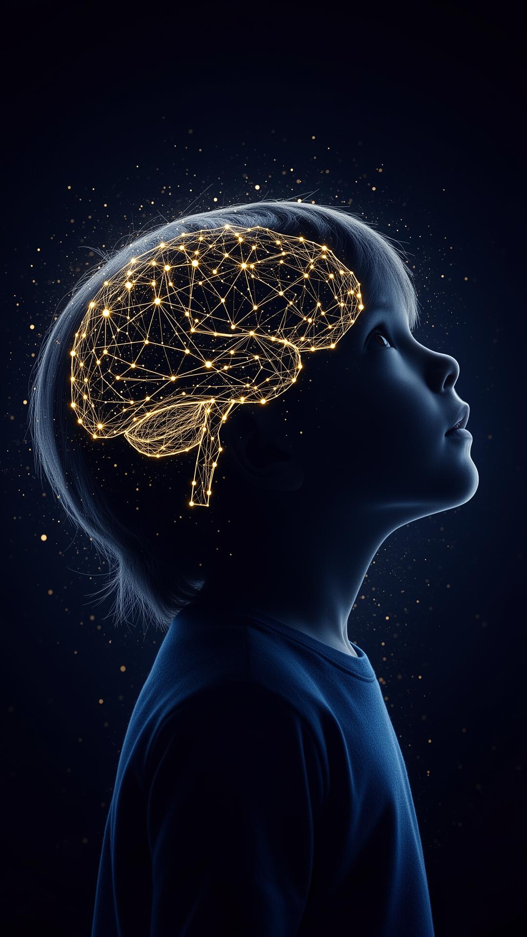 Profilul unui copil cu o constelație neurală aurie